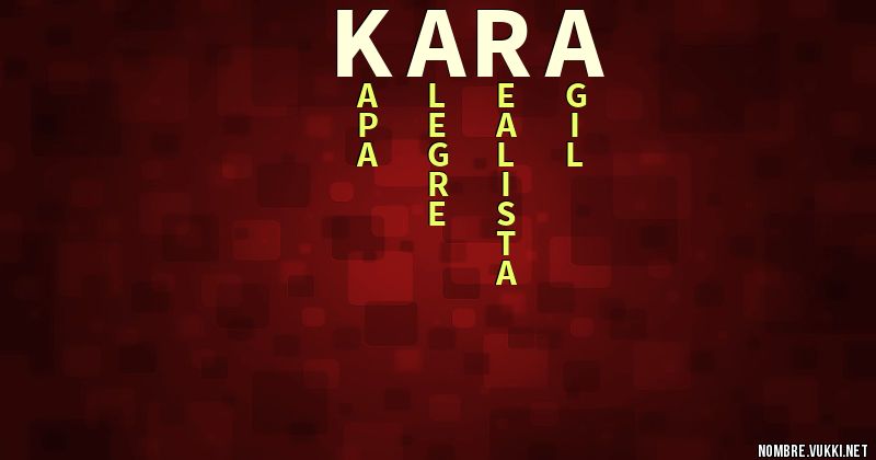 Acróstico kara