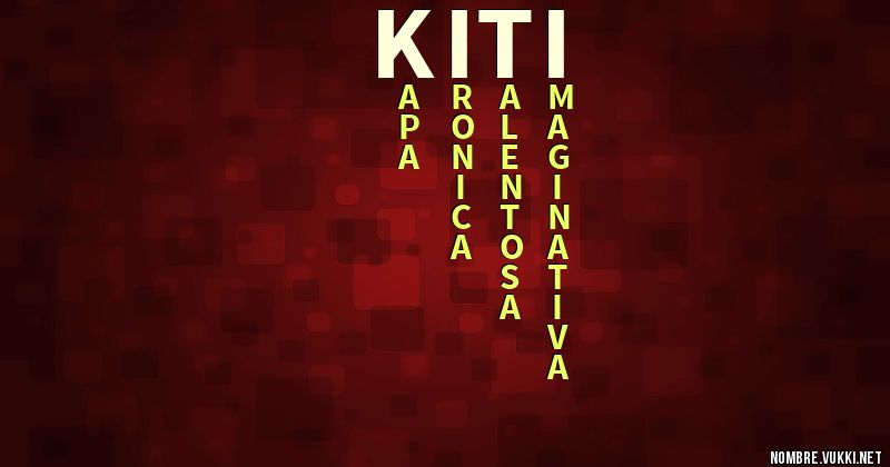 Acróstico kiti