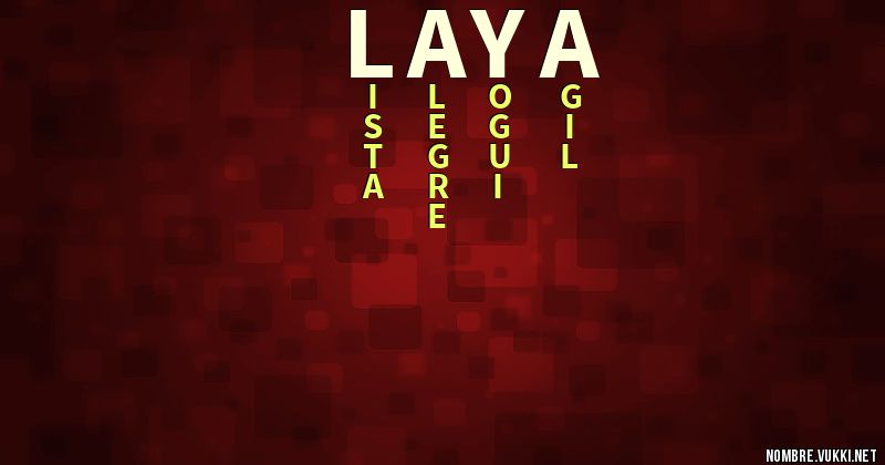 Acróstico laya