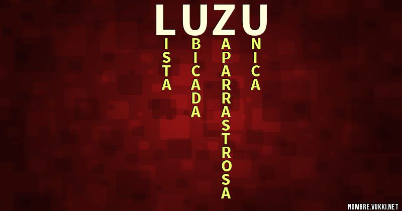 Acróstico luzu