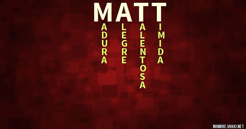 Acróstico matt