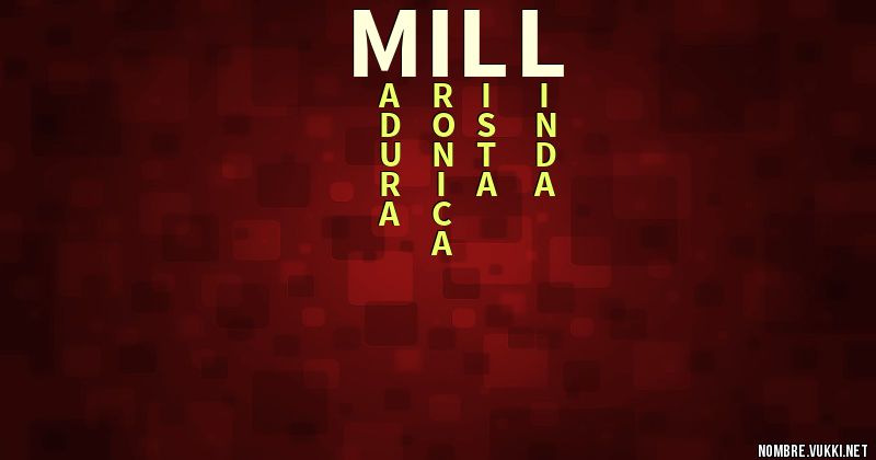 Acróstico mill