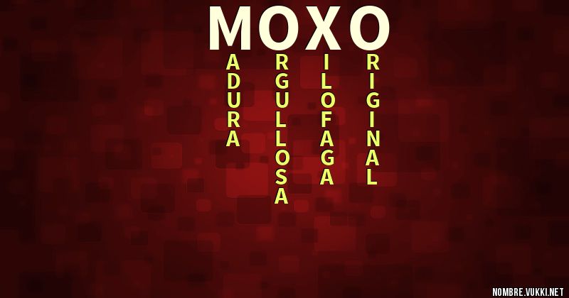 Acróstico moxo