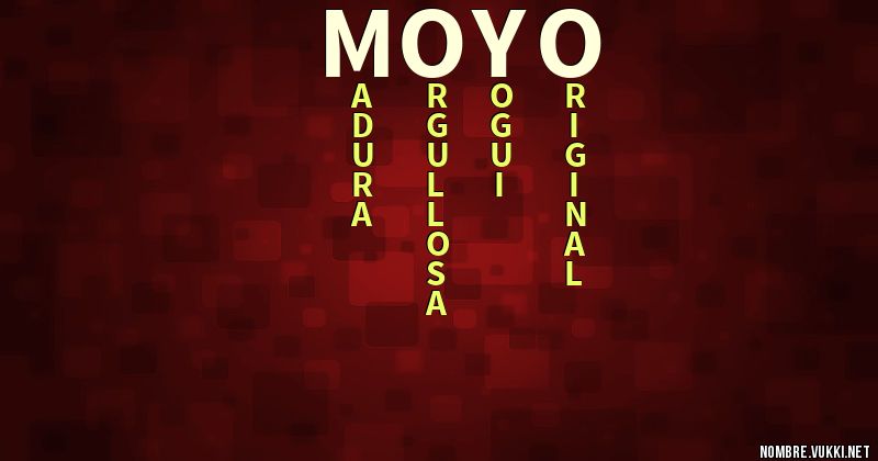 Acróstico moyo