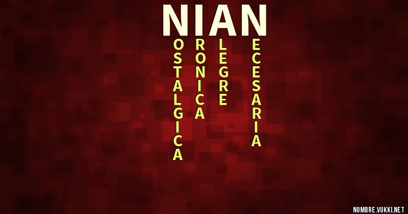 Acróstico nian