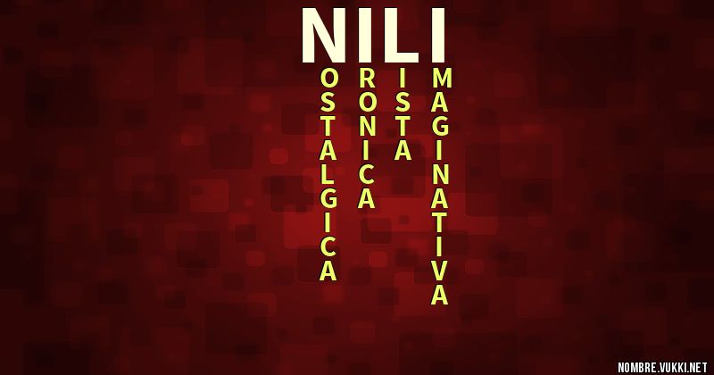 Acróstico nili