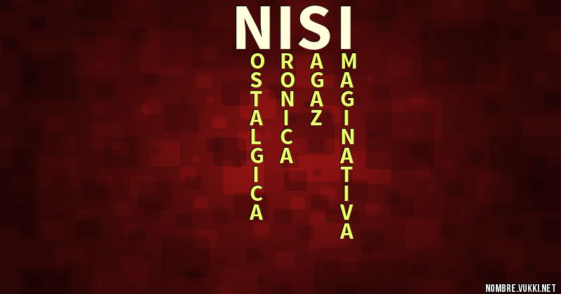 Acróstico nisi