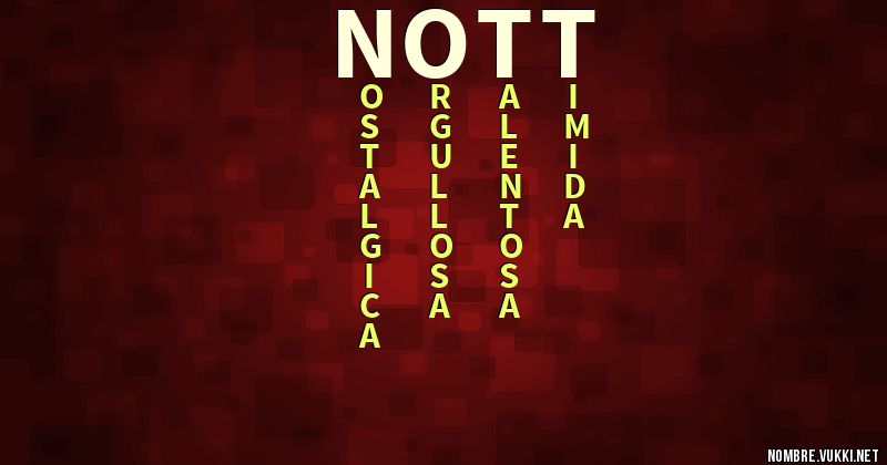 Acróstico nott