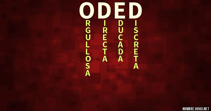 Acróstico oded