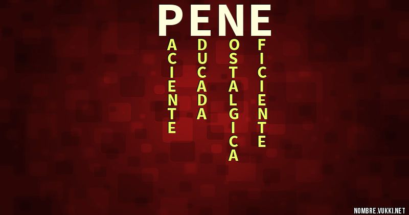 Acróstico pen e
