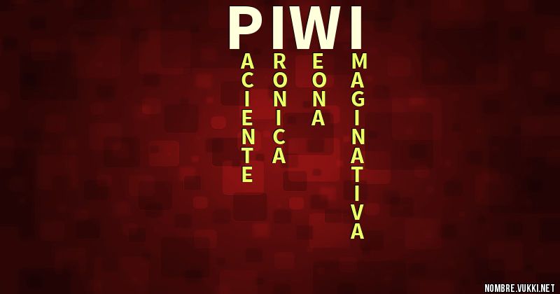 Acróstico piwi