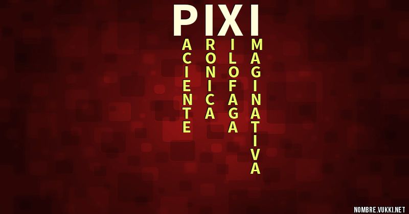 Acróstico pixi