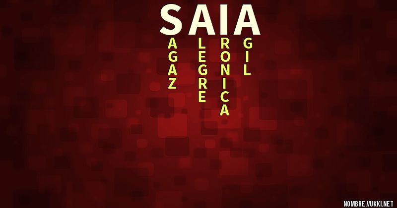 Acróstico saia