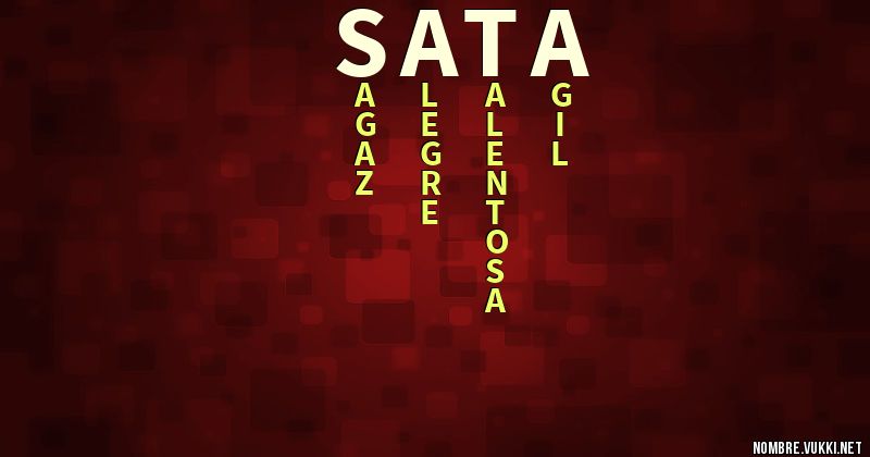 Acróstico sata