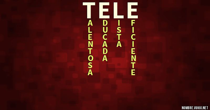 Acróstico tele