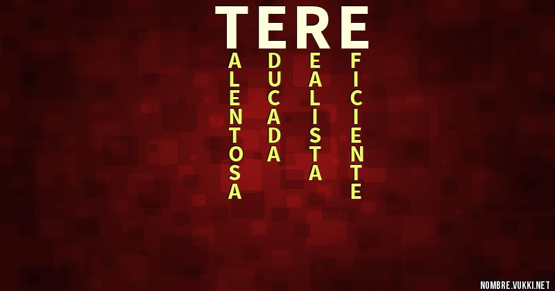 Acróstico tere