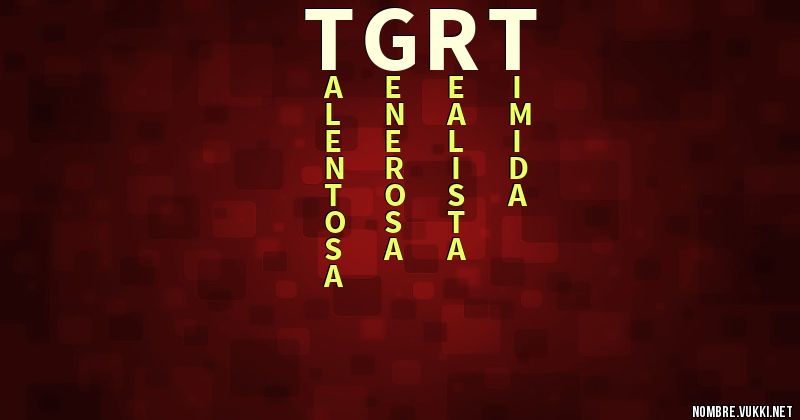 Acróstico tgrt