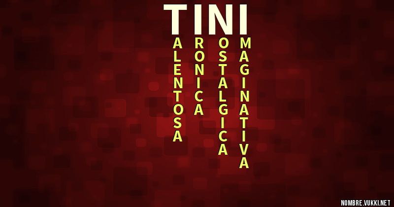 Acróstico tini