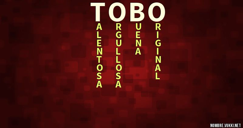 Acróstico tobo