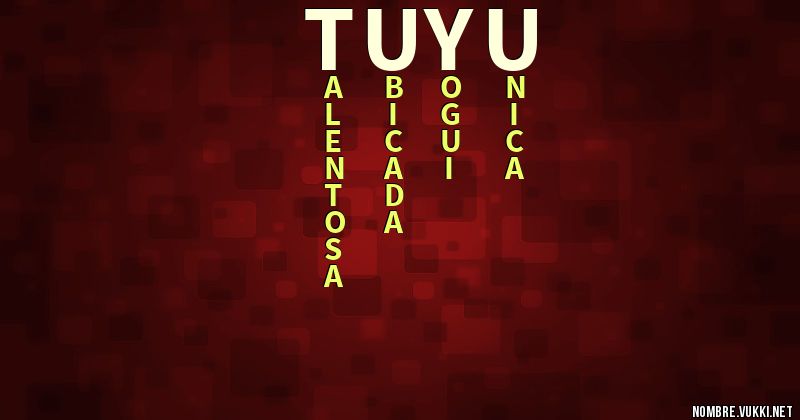 Acróstico tuyu