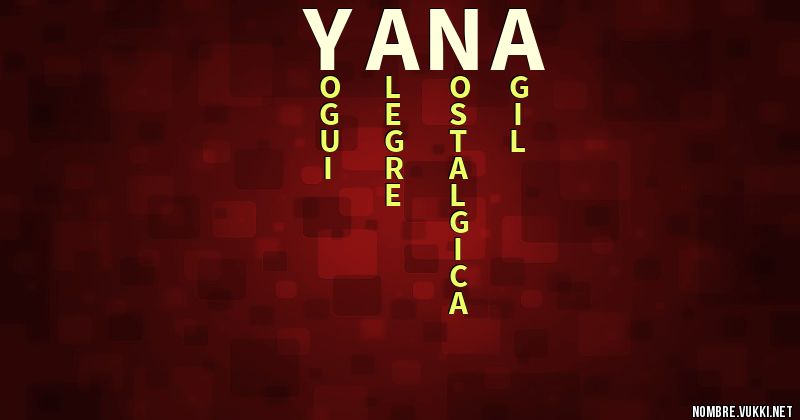 Acróstico yana