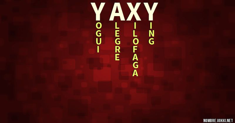 Acróstico yaxy