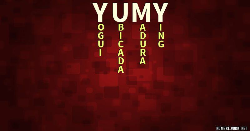 Acróstico yumy
