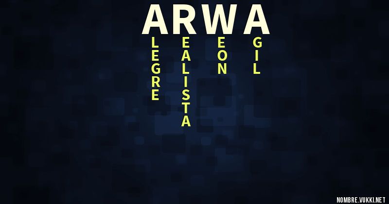 Acróstico arwa