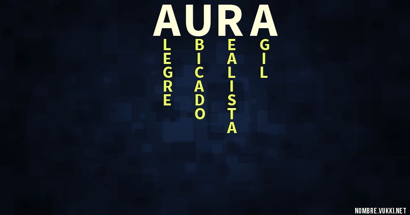 Acróstico aura