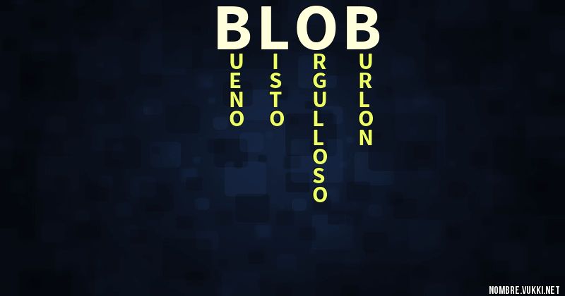 Acróstico blob