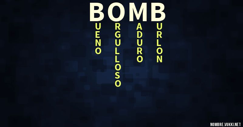 Acróstico bomb