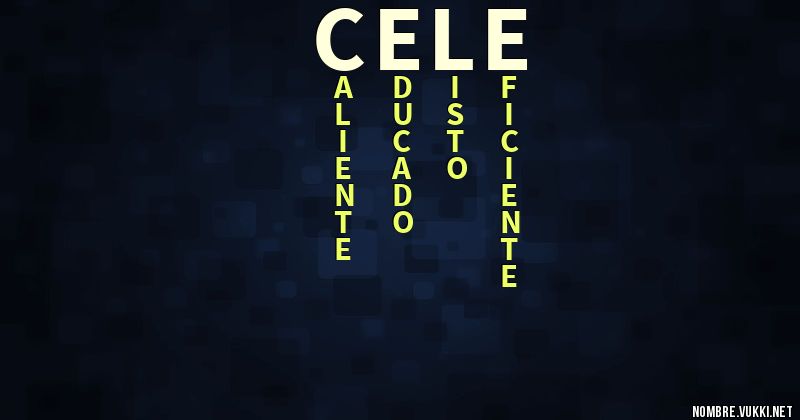 Acróstico cele