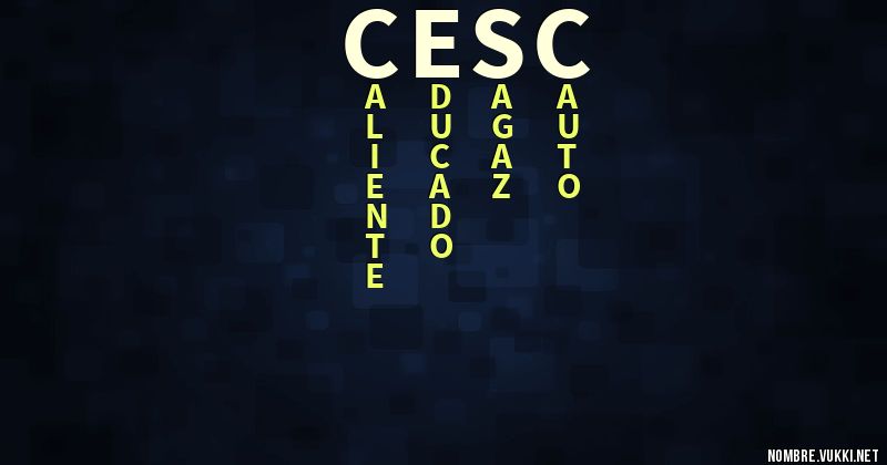 Acróstico cesc