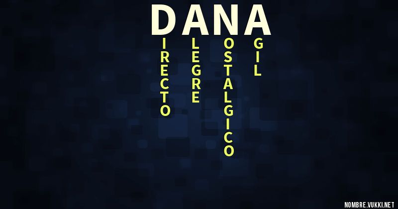 Acróstico dana