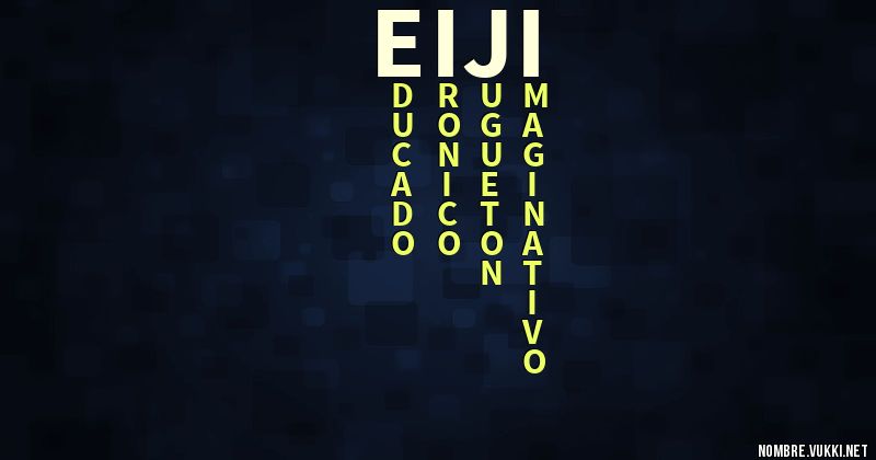 Acróstico eiji