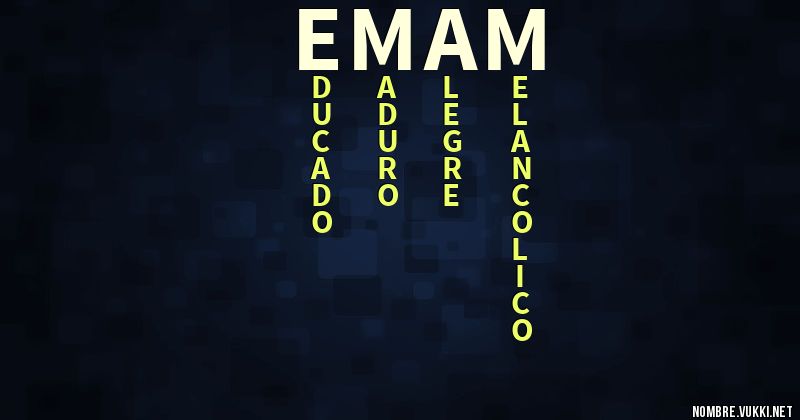 Acróstico emam