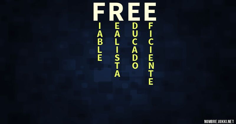 Acróstico free