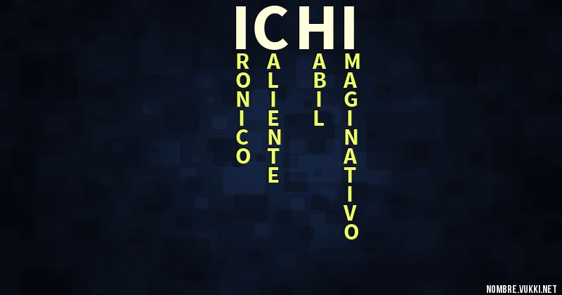 Acróstico ichi