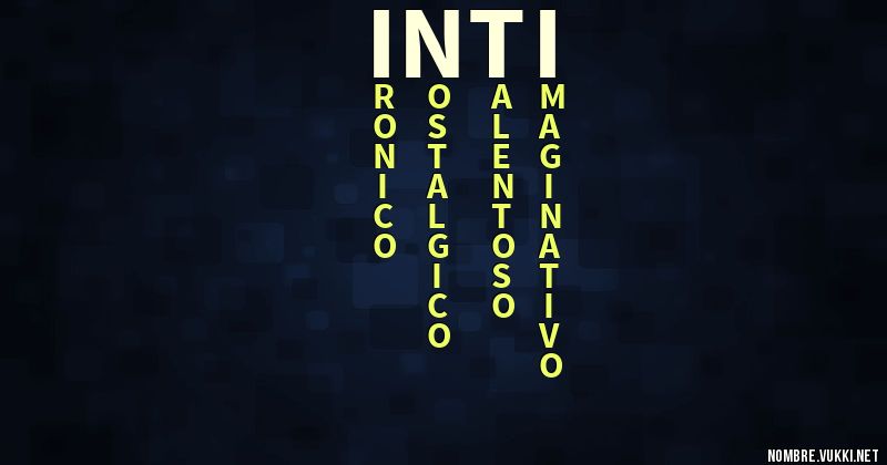 Acróstico inti