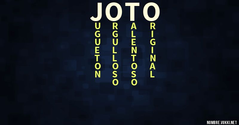 Acróstico joto