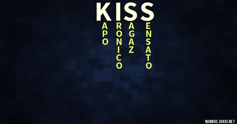 Acróstico kiss