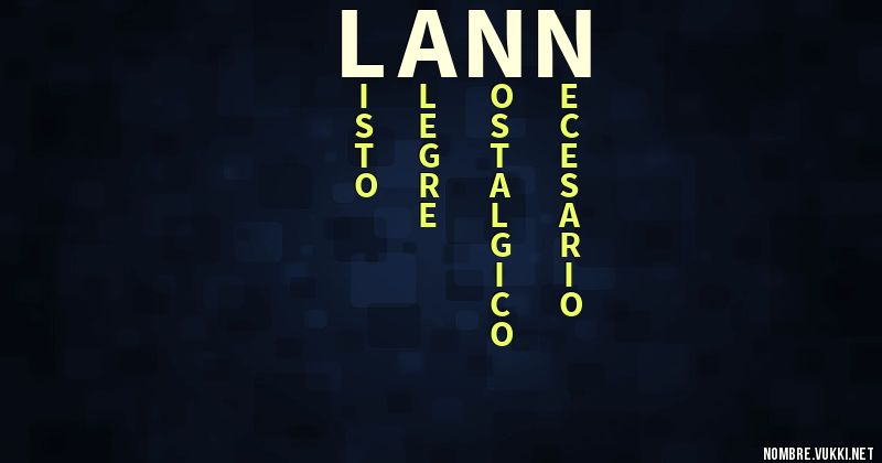 Acróstico lann