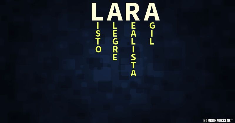 Acróstico lara