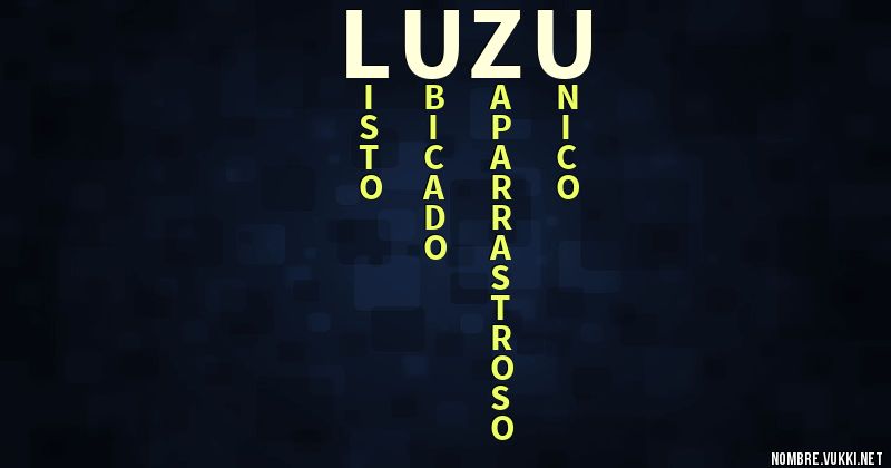 Acróstico luzu