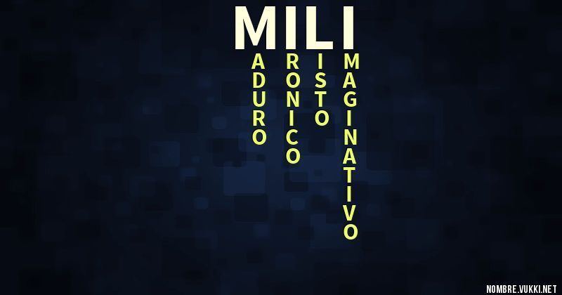 Acróstico mili