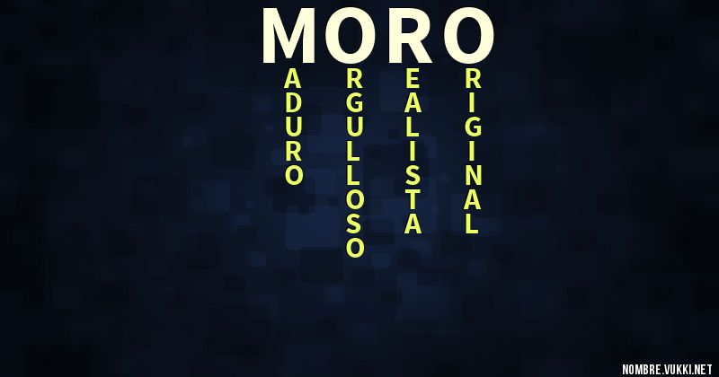 Acróstico moro