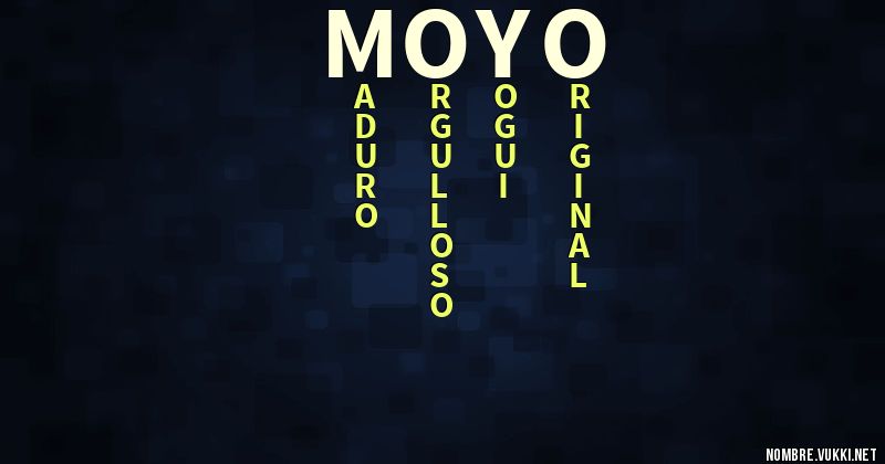 Acróstico moyo