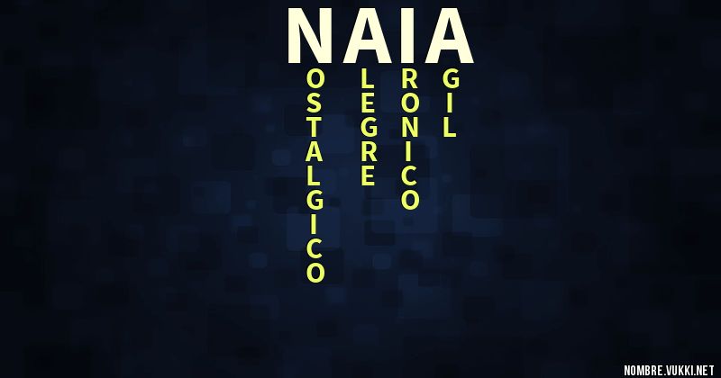 Acróstico naia