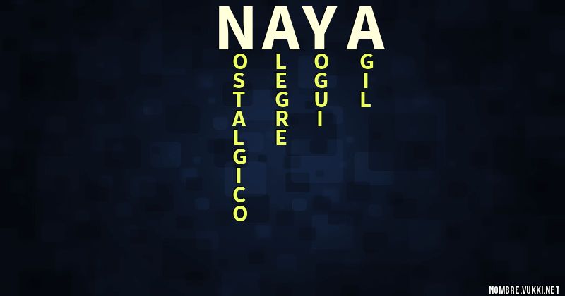 Acróstico naya
