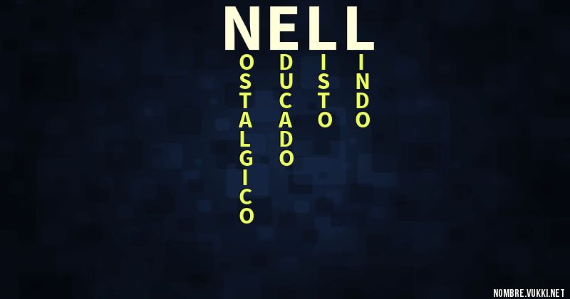 Acróstico nell